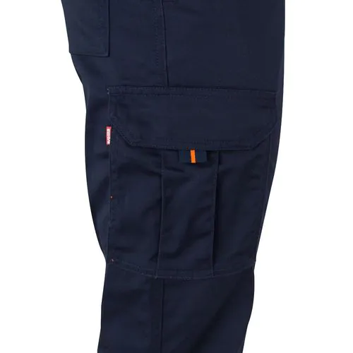 VL ZEUS. Two-tone, multi-pocket stretch trousers (240g/m²), in cotton (46%), EME (38%) and polyester (16%)