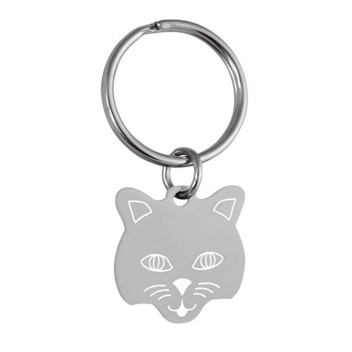 PENDENTIF PROFIL ARGENT - 23x23 mm