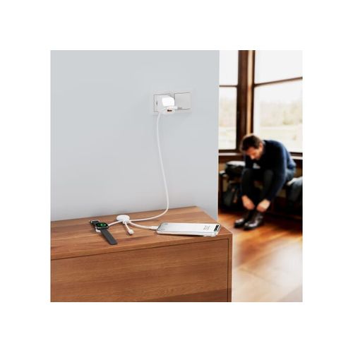 Xoopar Mr. Bio Long Multi Kabel voor Apple/Samsung Watch 1 Meter Xoopar Mr. Bio Long Multi Kabel voor Apple/Samsung Watch 1 Meter