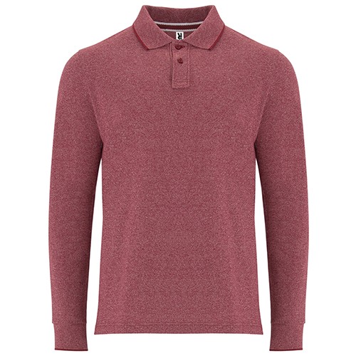 Polo chiné manches longues DYLAN Polo chiné manches longues DYLAN
