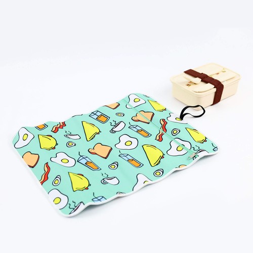 BASE DE MESA CON BOLSA PARA CUBIERTOS PERSONALIZABLE