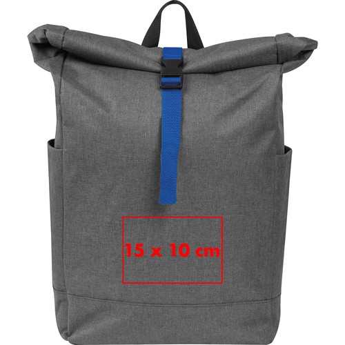 Backpack with colored applications Backpack with colored applications