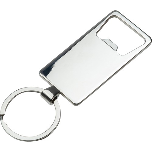 Bamboo key ring with bottle opener