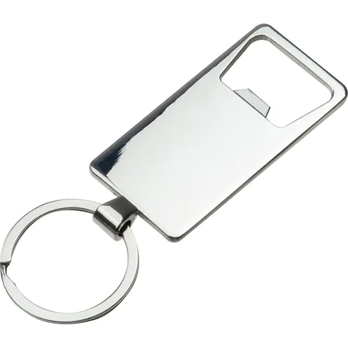 Bamboo key ring with bottle opener