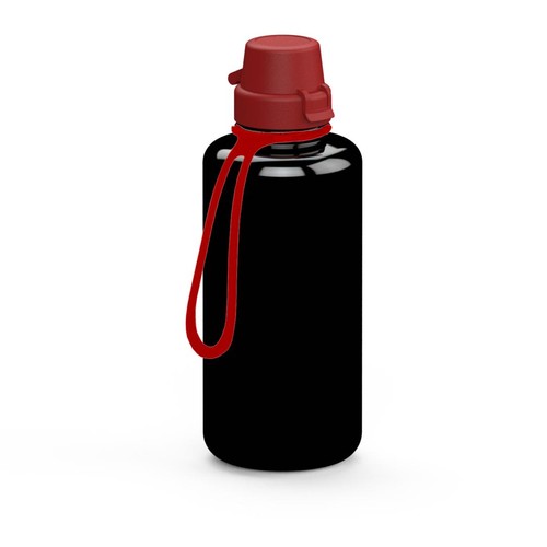Gourde "School" transparente incl. attache, 1,0 l Gourde "School" transparente incl. attache, 1,0 l