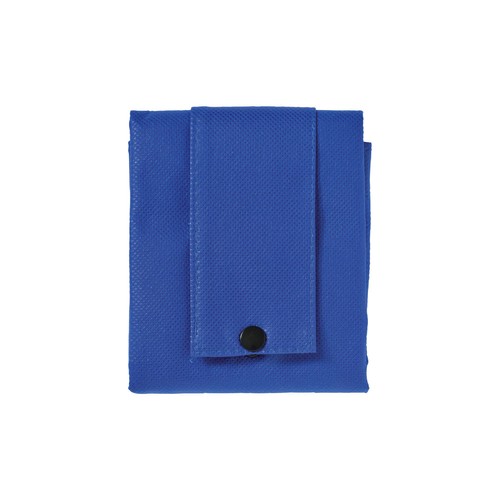 Shopper ripiegabile con soffietto in TNT 80 g/m2, manici corti