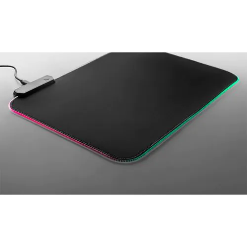 THORNE MOUSEPAD RGB. Gaming-Mauspad mit RGB-LED-Leuchten aus Polyester THORNE MOUSEPAD RGB. Gaming-Mauspad mit RGB-LED-Leuchten aus Polyester