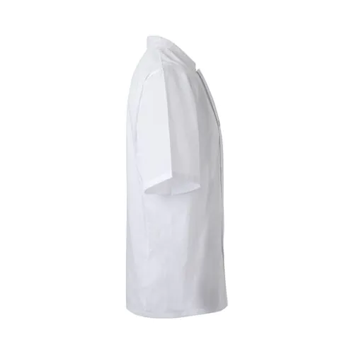 VL DURGA. Kurzärmelige Kochjacke aus Popeline (110 g/m²) aus Baumwolle (35 %) und Polyester (65 %) VL DURGA. Kurzärmelige Kochjacke aus Popeline (110 g/m²) aus Baumwolle (35 %) und Polyester (65 %)