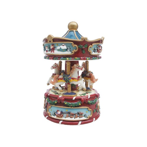 ROUNDABOUT HORSES -CHRISTMAS-h=130mm