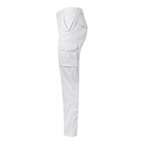 VL PAN. Pantalon stretch, multipoches (290g/m²), en coton (46%), EME (38%) et polyester (16%)