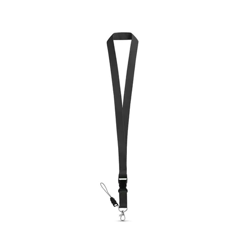ANQUETIL. Polyester lanyard with metal carabiner ANQUETIL. Polyester lanyard with metal carabiner