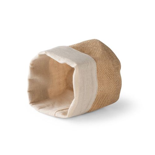 DUCASSE. Multi-purpose bag in jute (260g/m²) and cotton (120g/m²)