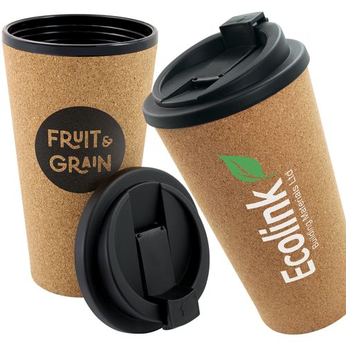 Cork Double Wall Travel Mug (450ml) Cork Double Wall Travel Mug (450ml)