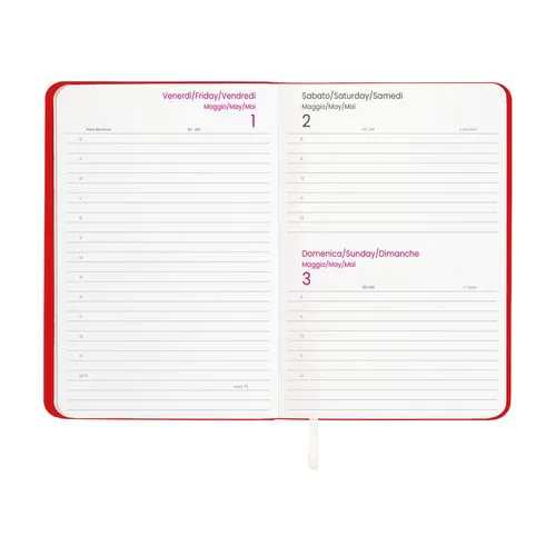 2026 daily planner with soft cover in thermo-reactive PU 2026 daily planner with soft cover in thermo-reactive PU