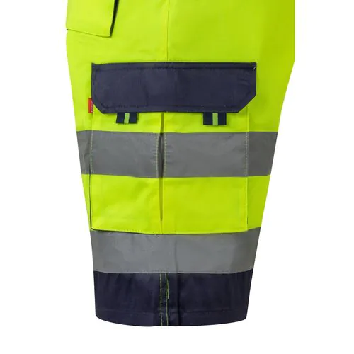VL HADES. Bermuda bicolore multi-poches (210g/m²), en coton (20%) et polyester (80%) VL HADES. Bermuda bicolore multi-poches (210g/m²), en coton (20%) et polyester (80%)