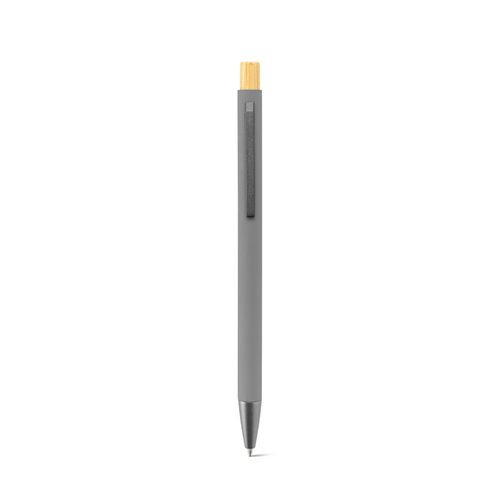 ZYLEN. Balpen van gerecycled aluminium (100% RAL), met rubberen afwerking