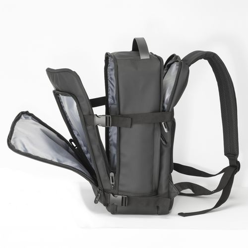 Laptop backpack (15) made of water resistant soft PU Laptop backpack (15) made of water resistant soft PU