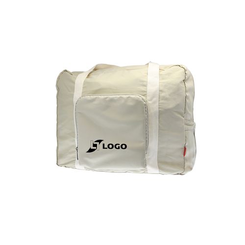 Foldable travel bag 'Tenerife', beige polycotton Foldable travel bag 'Tenerife', beige polycotton