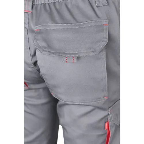 VL FIDES. Two-tone, multi-pocket stretch trousers (240g/m²), in cotton (46%), EME (38%) and polyester (16%) VL FIDES. Two-tone, multi-pocket stretch trousers (240g/m²), in cotton (46%), EME (38%) and polyester (16%)