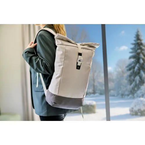rPET (600D) roll-top backpack Marlene