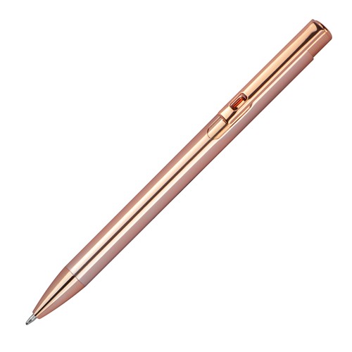 Aluminium push pen, shiny metalic Aluminium push pen, shiny metalic
