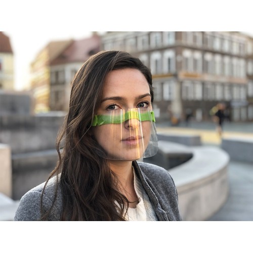 HESTIA clear face shield-mask for mouth and nose