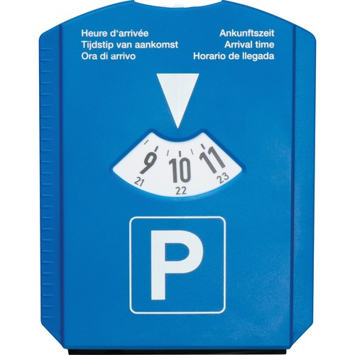 Disque de stationnement avec raclette