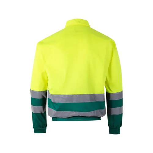 VL NEPTUNE. Veste en sergé bicolore (210g/m²) en polyester (80%) et coton (20%)