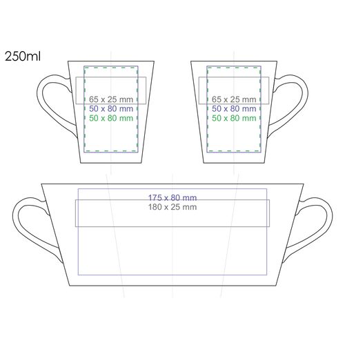 Beker Opty 250ml wit Beker Opty 250ml wit
