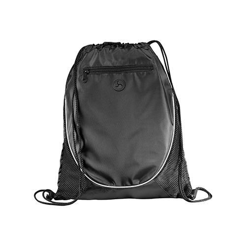 Sac à dos avec coulisse et poche frontale en filet Giacciano Sac à dos avec coulisse et poche frontale en filet Giacciano