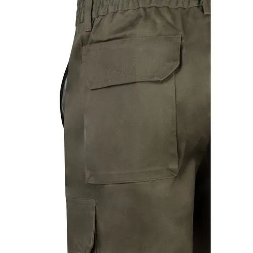 VL CHIONE. Bermuda sergé, multipoches (200g/m²), en coton (35%) et polyester (65%)