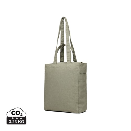 VINGA Hilo AWARE™ gerecycled canvas tas met ritssluiting VINGA Hilo AWARE™ gerecycled canvas tas met ritssluiting