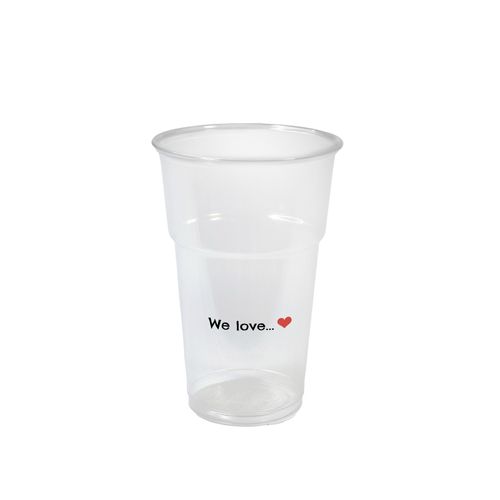 Disposable Plastic Smoothie Tumbler (400ml/14oz) Disposable Plastic Smoothie Tumbler (400ml/14oz)