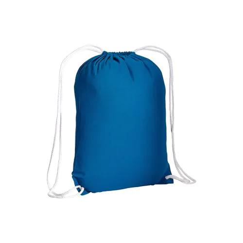 135 g/m2 cotton backpack with drawstring closure