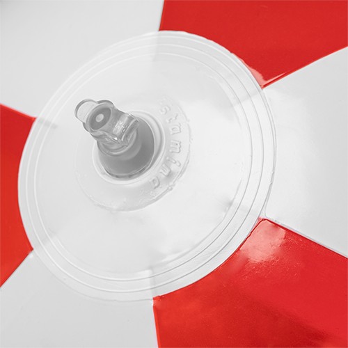 Inflatable ball with alternating translucent and s Pilar Inflatable ball with alternating translucent and s Pilar