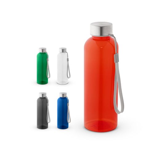 ENDERS M. Trinkflasche (600ml) aus recyceltem PET (100% rPET) mit glänzender transluzenter Oberfläche ENDERS M. Trinkflasche (600ml) aus recyceltem PET (100% rPET) mit glänzender transluzenter Oberfläche