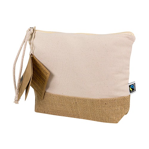 Jute and cotton pouch. Cappero