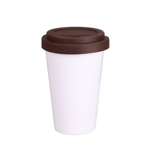 Becher Freedom Classic 280ml weiß/braun
