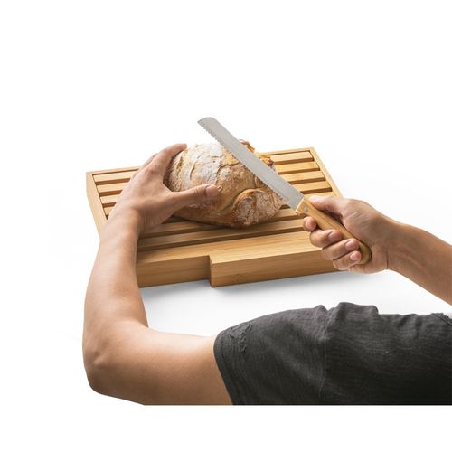 PASSARD. Bread board in bamboo with stainless steel knife PASSARD. Bread board in bamboo with stainless steel knife