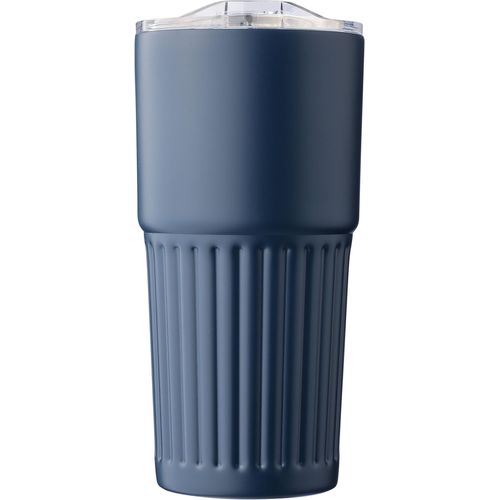 Recycled stainless steel double-walled drinking mug (500 ml) Kael