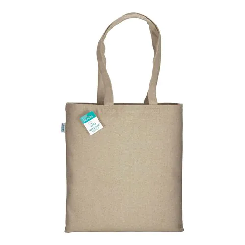 Tote bag en coton recyclé 280 g/m2, anses longues Tote bag en coton recyclé 280 g/m2, anses longues