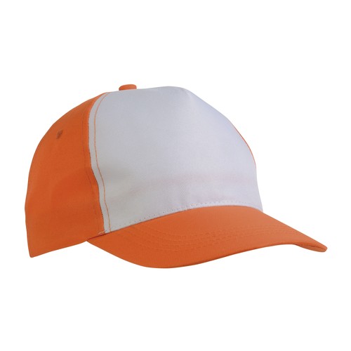 Chapeau en polyester, 5 panneaux, réglagé à velcro Chapeau en polyester, 5 panneaux, réglagé à velcro