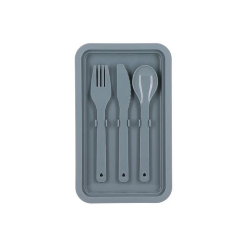 Double layer Lunch Box with Cutlery