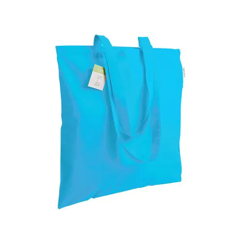 140 g/m2 organic cotton shopping bag, long handles 140 g/m2 organic cotton shopping bag, long handles