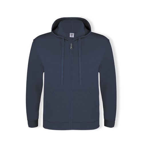Adult Hooded + Zipper Sweatshirt "keya" SWZ280 Adult Hooded + Zipper Sweatshirt "keya" SWZ280