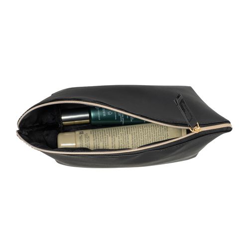 Estuche de belleza multiusos de PU saffiano de grano fino Estuche de belleza multiusos de PU saffiano de grano fino