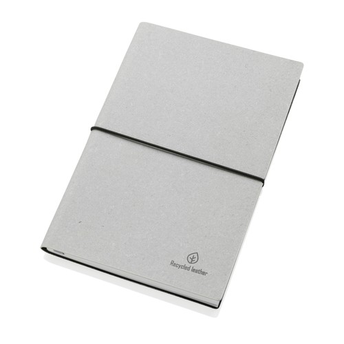 A5 GRS recycled leather notebook