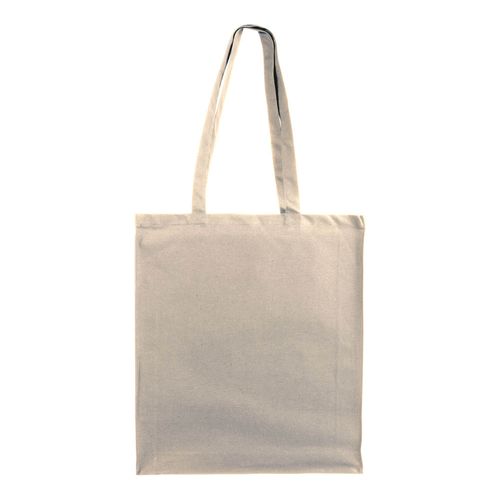 250 g/m2 cotton shopping bag, long handles and gusset, zip closure 250 g/m2 cotton shopping bag, long handles and gusset, zip closure