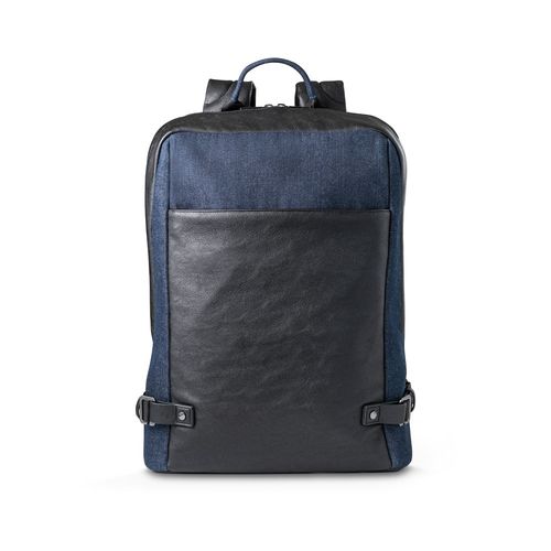 DIVERGENT BACKPACK I. Mochila para portátil de hasta 15.6'' en tejido vaquero y PU