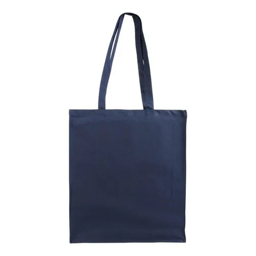 Bolsa de algodón de 180 g / m2 con asas largas y refuerzos Bolsa de algodón de 180 g / m2 con asas largas y refuerzos